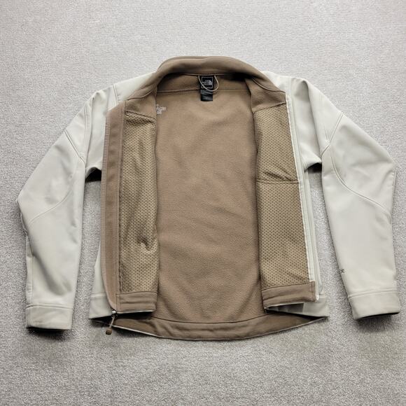 The North Face Women’s Apex Bionic Softshell Full Zip Jacket Cream Size Small - Picture 2 of 9
